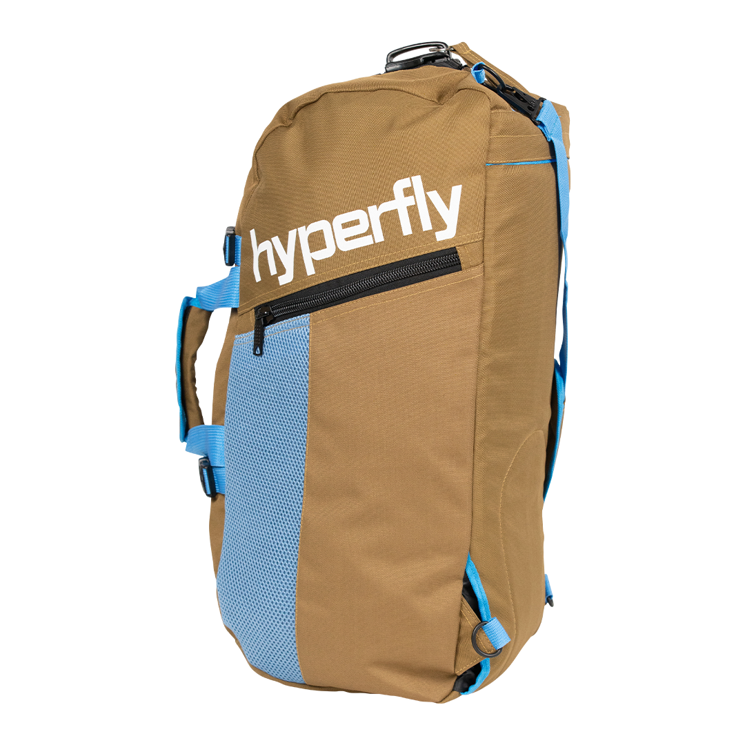 Big Zipper Duffle Bag Tan