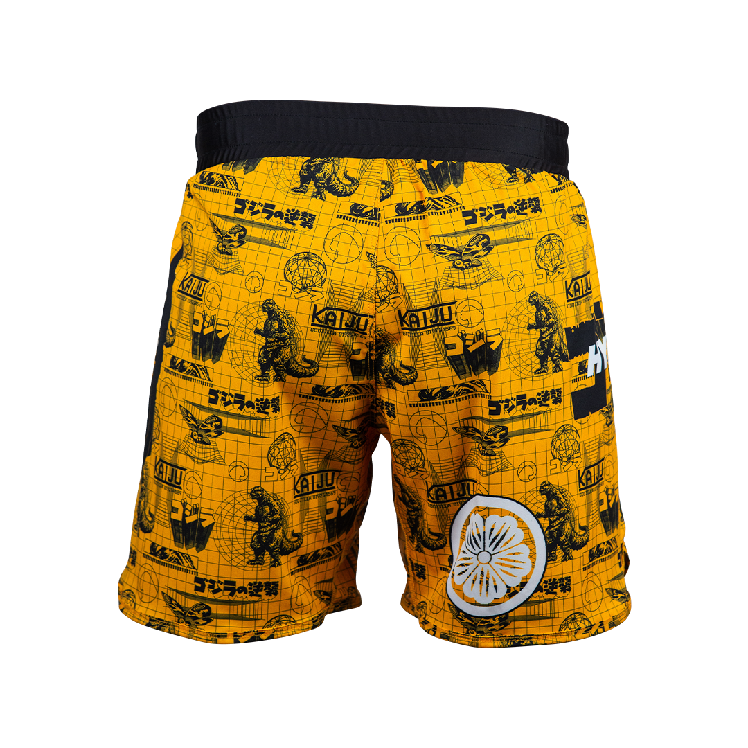 Hyperfly + Godzilla Grid Shorts